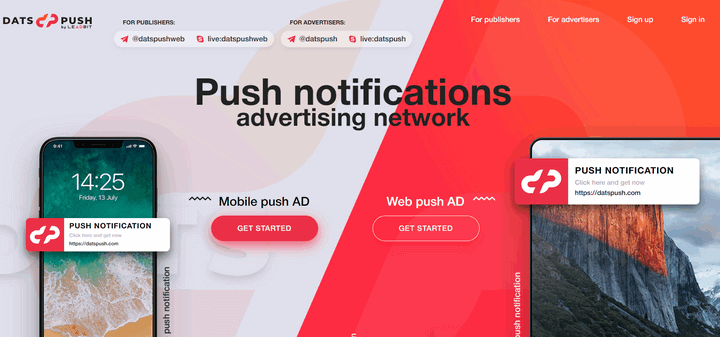 Kiếm tiền với DatsPush: Mạng quảng cáo Push Notification hấp dẫn