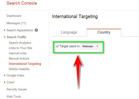 hướng dẫn cài đặt google search console mới