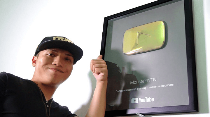 Nguyễn Thành Nam Youtuber Việt sở hữu 4 nút vàng Youtube với hơn 1,3 tỷ lượt xem