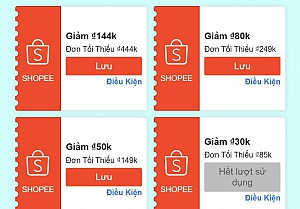 TỔNG HỢP MÃ SHOPEE, LAZADA NGÀY 25/04