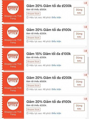 TỔNG HỢP MÃ SHOPEE, LAZADA NGÀY 19/04