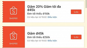 TỔNG HỢP MÃ SHOPEE, LAZADA NGÀY 26/02