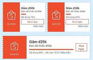 TỔNG HỢP MÃ SHOPEE, LAZADA NGÀY 04/03