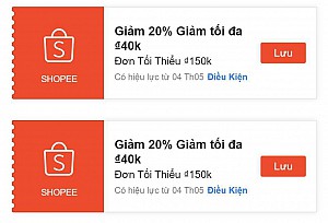 TỔNG HỢP MÃ SHOPEE, LAZADA NGÀY 04/05