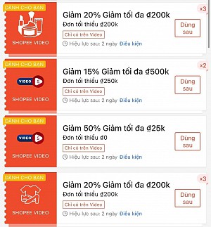 TỔNG HỢP MÃ SHOPEE, LAZADA NGÀY 22/07