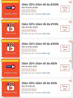 TỔNG HỢP MÃ SHOPEE, LAZADA NGÀY 11/03