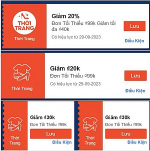 MÃ SHOPEE TỪ 15H - 22H NGÀY 29/09🔥