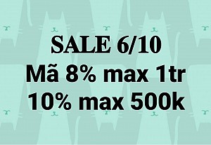 Hàng công nghệ sale + áp mã tốt nhất tại Shopee ngày 06/10/2023