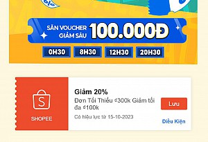 🔥MÃ ÁP ĐA SỐ SẢN PHẨM SHOPEE NGÀY 15/10 SIÊU SALE