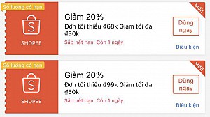 MÃ SHOPEE, LAZADA TỪ 12H - 22H NGÀY 21/10