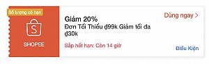 MÃ ÁP ĐA SỐ SẢN PHẨM: CÒN LƯỢT TRÊN SHOPEE NGÀY 17/10