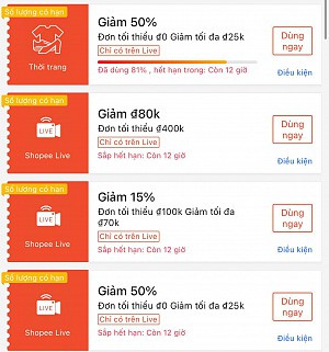 TỔNG HỢP MÃ SHOPEE, LAZADA NGÀY 28/10