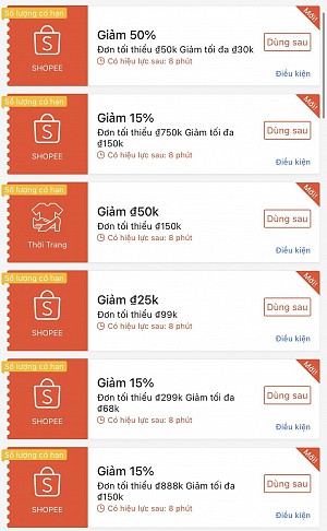 TỔNG HỢP MÃ SHOPEE, LAZADA NGÀY 27/10