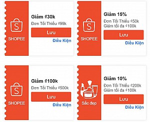 TỔNG HỢP MÃ SHOPEE, LAZADA NGÀY 04/11