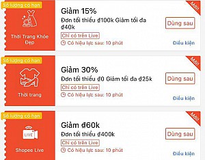 TỔNG HỢP MÃ SHOPEE, LAZADA NGÀY 02/11