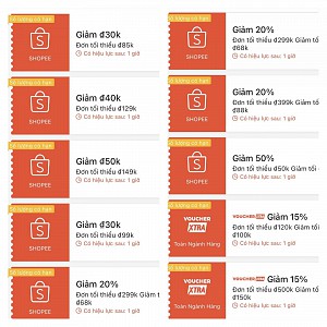  FULL MÃ GIẢM GIÁ SHOPEE SALE ĐẦU THÁNG 01.11 