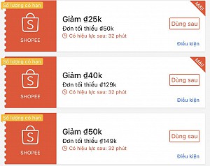 TỔNG HỢP MÃ SHOPEE, LAZADA NGÀY 03/11