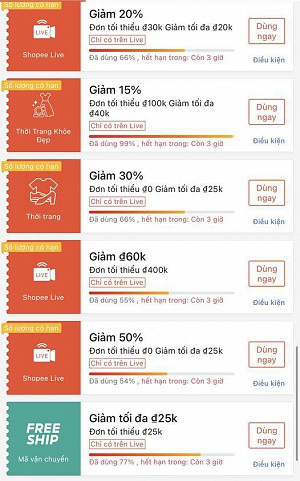 MÃ SHOPEE, LAZADA TỪ 14H - 22H NGÀY 07/11