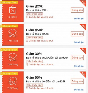 TỔNG HỢP MÃ SHOPEE, LAZADA NGÀY 12/11