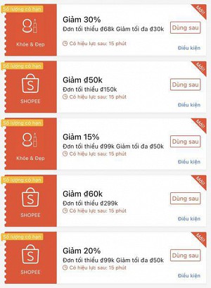 TỔNG HỢP MÃ SHOPEE, LAZADA NGÀY 07/11