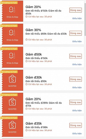 TỔNG HỢP MÃ SHOPEE, LAZADA NGÀY 14/11