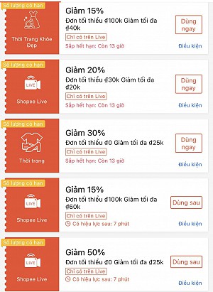 MÃ SHOPEE, LAZADA TỪ 18H - 22H NGÀY 17/11