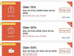 TỔNG HỢP MÃ SHOPEE, LAZADA NGÀY 18/11