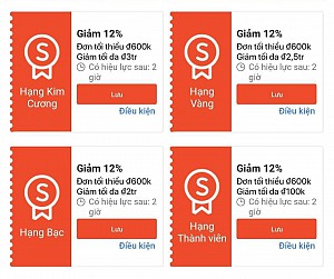 Canh mã giảm tới 12% ngày siêu SALE 20/11 khung  giờ 12h00 - 15h00 18h00 21h00 nào