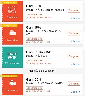 TỔNG HỢP MÃ SHOPEE, LAZADA TỪ 9H00 TỚI 23H00 NGÀY 09/12