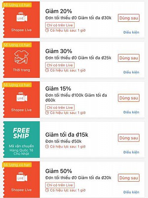 TỔNG HỢP MÃ SHOPEE, LAZADA NGÀY 21/12