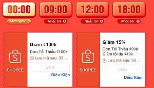 TỔNG HỢP MÃ SHOPEE, LAZADA NGÀY 26/12