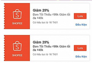 TỔNG HỢP MÃ SHOPEE, LAZADA NGÀY 16/01