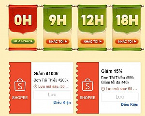 TỔNG HỢP MÃ SHOPEE, LAZADA NGÀY 30/01