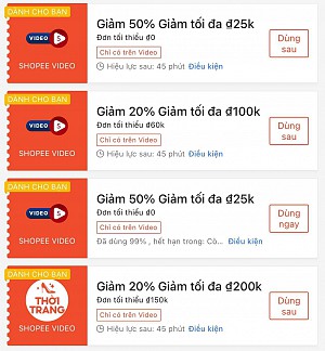 TỔNG HỢP MÃ SHOPEE, LAZADA NGÀY 12/05