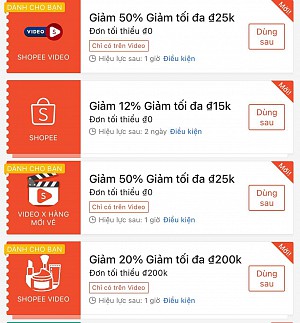 TỔNG HỢP MÃ SHOPEE, LAZADA NGÀY 13/07