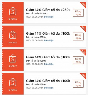 TỔNG HỢP MÃ SHOPEE, LAZADA NGÀY 01/06