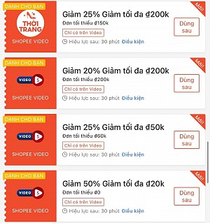 TỔNG HỢP MÃ SHOPEE, LAZADA NGÀY 20/04