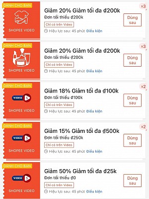 TỔNG HỢP MÃ SHOPEE, LAZADA NGÀY 29/07