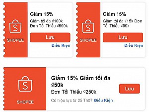 TỔNG HỢP MÃ SHOPEE, LAZADA NGÀY 24/07