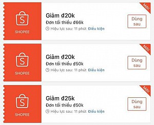 TỔNG HỢP MÃ SHOPEE, LAZADA NGÀY 26/06