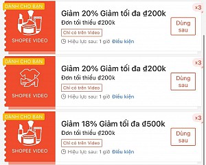 TỔNG HỢP MÃ SHOPEE, LAZADA NGÀY 19/07