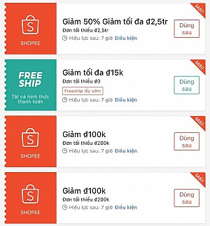 MỘT SỐ MÃ SHOPEE HOT SALE CUỐI THÁNG 25.02