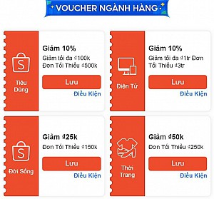 TỔNG HỢP MÃ SHOPEE, LAZADA NGÀY 04/08
