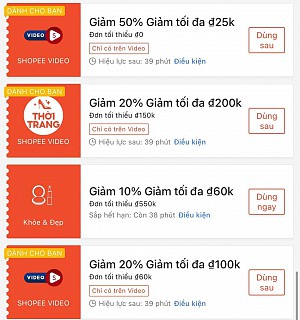 TỔNG HỢP MÃ SHOPEE, LAZADA NGÀY 23/05