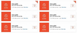 TỔNG HỢP MÃ SHOPEE, LAZADA NGÀY 23/02