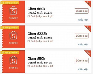 TỔNG HỢP MÃ SHOPEE, LAZADA NGÀY 15/02