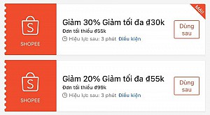 TỔNG HỢP MÃ SHOPEE, LAZADA NGÀY 06/05