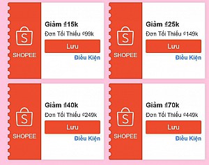 TỔNG HỢP MÃ SHOPEE, LAZADA NGÀY 12/03