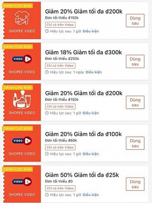 TỔNG HỢP MÃ SHOPEE, LAZADA NGÀY 03/06