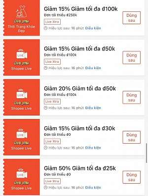 TỔNG HỢP MÃ SHOPEE, LAZADA NGÀY 21/03